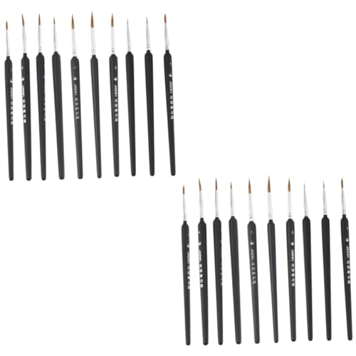 Operitacx 20 STK Kleiner Pinsel Stift für Ölmalerei Nail-Art-Pinsel Aquarellpinsel The Professionals décoprofi org Wolf feine Bürste Wolf feiner Stift Schlaganfall Ölpinsel einstellen Bambus Operitacx 20 STK Kleiner Pinsel Stift für Ölmalerei Nail-Art-Pinsel Aquarellpinsel The Professionals décoprofi org Wolf feine Bürste Wolf feiner Stift Schlaganfall Ölpinsel einstellen Bambus von Operitacx