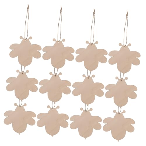 Operitacx 20 Stück Bienen Ausschnitte Holz Unlackierte Diy Bastelornamente für Frühlings und Sommerpartys Vielseitige Dekoration für Hochzeiten und Geburtstagsfeiern von Operitacx