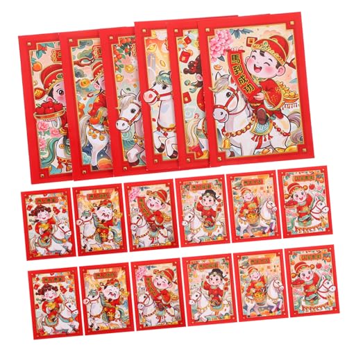 Operitacx 20 Stück Chinesische Rote Umschläge Pferde Design Festliche Umschläge für Frühlingsfest Jahr Des Pferdes Geschenkverpackung Geburtstag Hochzeit Traditionelle Hong Bao Operitacx 20 Stück Chinesische Rote Umschläge Pferde Design Festliche Umschläge für Frühlingsfest Jahr Des Pferdes Geschenkverpackung Geburtstag Hochzeit Traditionelle Hong Bao von Operitacx