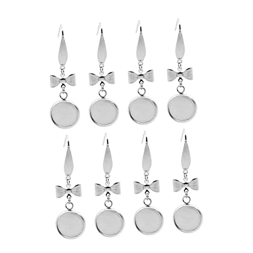 Operitacx 20 Stück DIY Ohrschmuck Metalluntersetzer mit Ohrhaken Disc Basis für Stilvolle Ohrringe Silberne Farbe Innendurchmesser für Schmuckherstellung Operitacx 20 Stück DIY Ohrschmuck Metalluntersetzer mit Ohrhaken Disc Basis für Stilvolle Ohrringe Silberne Farbe Innendurchmesser für Schmuckherstellung von Operitacx