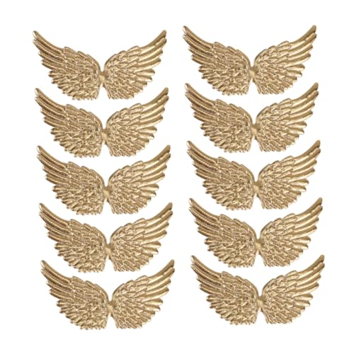 Operitacx 20 Stück Engels flügel Stoff aufkleber Flicken auf Kleidung nähen dekorative Patches Flügel aufnähen appliziertes Nähzubehör für Kleidung Flügel-Design-Nähapplikation Golden Operitacx 20 Stück Engels flügel Stoff aufkleber Flicken auf Kleidung nähen dekorative Patches Flügel aufnähen appliziertes Nähzubehör für Kleidung Flügel-Design-Nähapplikation Golden von Operitacx