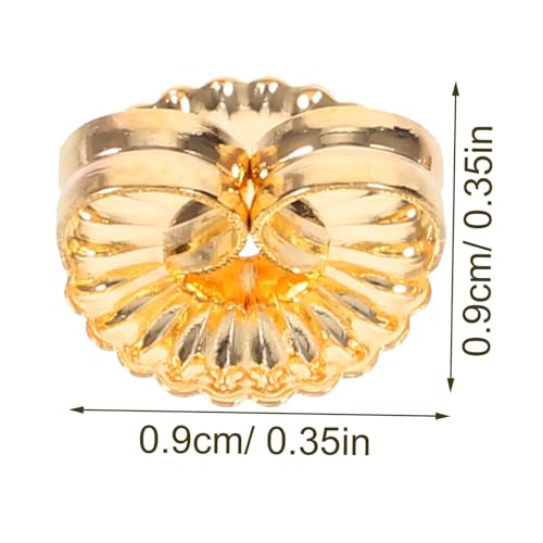 Operitacx 20 Stück Goldfarbene Nickelfreie Kupferbeschichtete Ohrstecker verschlüsse Praktische Allergikerfreundliche Earring Stoppers für Damen DIY Schmuckzubehör Stabile Flexible Operitacx 20 Stück Goldfarbene Nickelfreie Kupferbeschichtete Ohrstecker verschlüsse Praktische Allergikerfreundliche Earring Stoppers für Damen DIY Schmuckzubehör Stabile Flexible von Operitacx