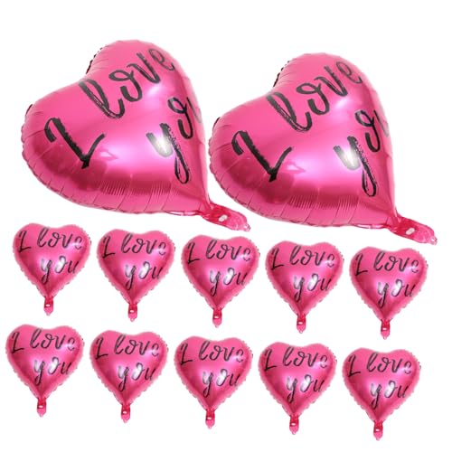 Operitacx 20 Stück Liebesballon Luftballons Dekoration Party Ballon Festlicher Ballon Party Verlobungsballon Valentinstag Aluminium Rosy Operitacx 20 Stück Liebesballon Luftballons Dekoration Party Ballon Festlicher Ballon Party Verlobungsballon Valentinstag Aluminium Rosy von Operitacx
