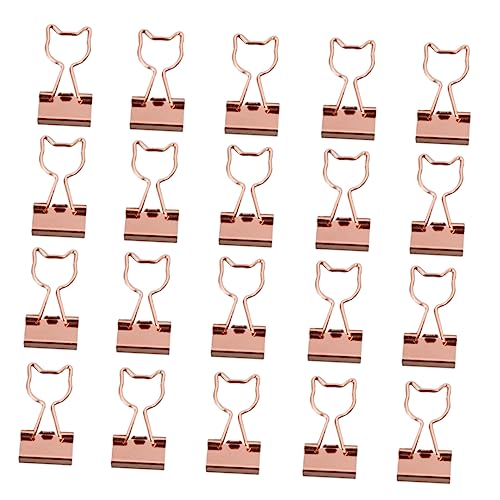 Operitacx 20 Stück Metall Büroklammern Katzen Design Praktische Binder Clips für Schule Büro und Zuhause Leicht und Langlebig für Dokumente und Notizen Operitacx 20 Stück Metall Büroklammern Katzen Design Praktische Binder Clips für Schule Büro und Zuhause Leicht und Langlebig für Dokumente und Notizen von Operitacx