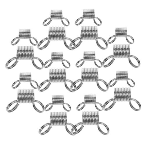Operitacx 20 Stück Metall Federperlenstopper für Schmuckherstellung Diy Werkzeuge zur Verhinderung Herunterfallens von Perlen Geeignet für Armbänder und Operitacx 20 Stück Metall Federperlenstopper für Schmuckherstellung Diy Werkzeuge zur Verhinderung Herunterfallens von Perlen Geeignet für Armbänder und von Operitacx