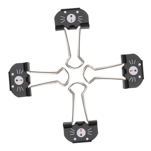 Operitacx 20 Stück Mini Binder Clips Praktische Büroklammern aus Metall für Dokumente Organisieren von Notizen und Vielseitig Einsetzbar für Büro und Zuhause von Operitacx