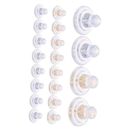 Operitacx 20 Stück Ohrschmuck Aus Silikagel Ohrstecker Verschlüsse Ohrring Stopper Ohrring Halterungen Verschlüsse Aus Silikon Heber Aus Silikon Schmuckzubehör Aus von Operitacx