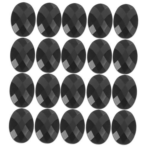 Operitacx 20 Stück Ovale Acryl Flatback Strasssteine für Diy Kleidung Handtaschen Hochzeitsschuhe Basteln Schwarze Dekorationen Operitacx 20 Stück Ovale Acryl Flatback Strasssteine für Diy Kleidung Handtaschen Hochzeitsschuhe Basteln Schwarze Dekorationen von Operitacx