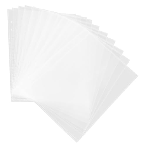 Operitacx 20 Stück PVC Transparente Hüllen Multifunktionale Sammel und Schutzhüllen für Fotos Postkarten und Karten für Organisation und Schutz Ihrer Sammlungen von Operitacx