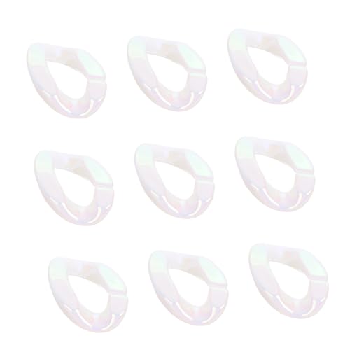 Operitacx 20 Stück Teiliges Acryl verbindungsringe UV beschichtet Robuste Ovale Kettenringe für DIY Schmuckherstellung Vielseitig als Schlüsselanhänger Taschen Brillenkettenglieder Geeignet Operitacx 20 Stück Teiliges Acryl verbindungsringe UV beschichtet Robuste Ovale Kettenringe für DIY Schmuckherstellung Vielseitig als Schlüsselanhänger Taschen Brillenkettenglieder Geeignet von Operitacx