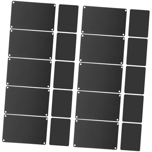 Operitacx 20 Stück Teiliges Aluminium Blanko Türschilder Robuste Glatte Oberfläche Vielseitig Beschreibbar für Büro Restaurant und Hotel mit Löchern Operitacx 20 Stück Teiliges Aluminium Blanko Türschilder Robuste Glatte Oberfläche Vielseitig Beschreibbar für Büro Restaurant und Hotel mit Löchern von Operitacx