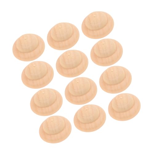 Operitacx 20 Stück Teiliges Diy Holzpuppen Hüte Unbemalte Holz Kappen für Kreative Malprojekte Fördert die Fantasie und Individualität von Kindern Operitacx 20 Stück Teiliges Diy Holzpuppen Hüte Unbemalte Holz Kappen für Kreative Malprojekte Fördert die Fantasie und Individualität von Kindern von Operitacx