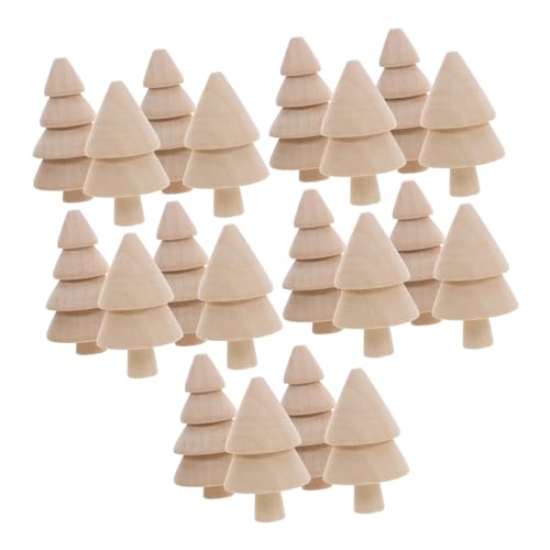 Operitacx 20 Stück Teiliges Holz-weihnachtsbäume Unbemalt zum Bemalen Vielseitige Diy-holzfiguren für Festliche Tischdekoration und Handgefertigte Weihnachtsdeko Operitacx 20 Stück Teiliges Holz-weihnachtsbäume Unbemalt zum Bemalen Vielseitige Diy-holzfiguren für Festliche Tischdekoration und Handgefertigte Weihnachtsdeko von Operitacx
