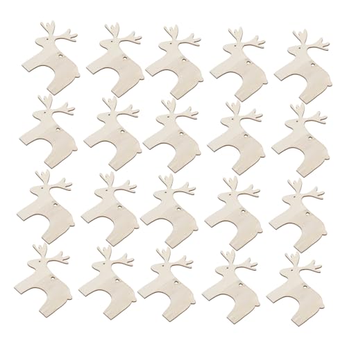 Operitacx 20 Stück Teiliges Holzanhänger Elch Weihnachtsdeko Unlackierte Holzscheiben Diy Basteln Leicht und Glatt Weihnachtsbaum Fenster Tür Dekoration Operitacx 20 Stück Teiliges Holzanhänger Elch Weihnachtsdeko Unlackierte Holzscheiben Diy Basteln Leicht und Glatt Weihnachtsbaum Fenster Tür Dekoration von Operitacx