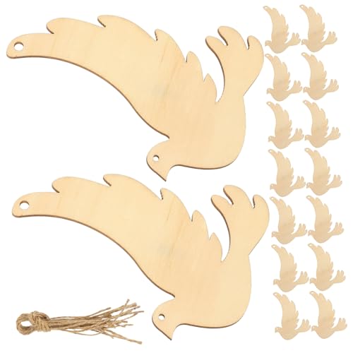 Operitacx 20 Stück Teiliges Holzanhänger Vogelform Aufhängen Naturbelassene Holzscheiben zum Bemalen und Basteln DIY Holzdeko für Party Hochzeit Wohnkultur und Kreative Handarbeiten Operitacx 20 Stück Teiliges Holzanhänger Vogelform Aufhängen Naturbelassene Holzscheiben zum Bemalen und Basteln DIY Holzdeko für Party Hochzeit Wohnkultur und Kreative Handarbeiten von Operitacx