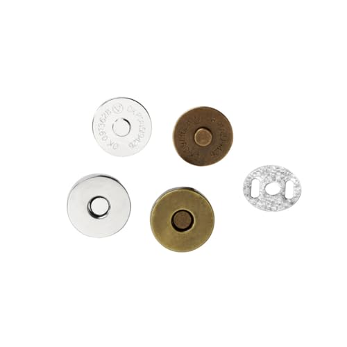 Operitacx 20 Stück Teiliges Metall Magnetverschluss Taschenverschluss mit Krallen zum Annähen Starke Haftkraft Geeignet für DIY Handtaschen Kleidung Rucksäcke und Lederarbeiten in Antik Operitacx 20 Stück Teiliges Metall Magnetverschluss Taschenverschluss mit Krallen zum Annähen Starke Haftkraft Geeignet für DIY Handtaschen Kleidung Rucksäcke und Lederarbeiten in Antik von Operitacx