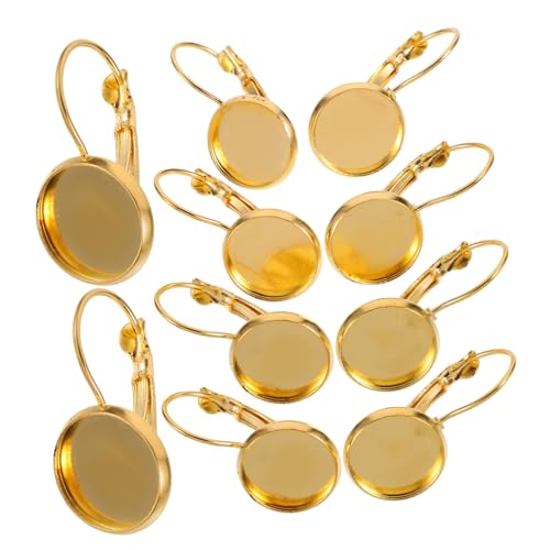 Operitacx 20 Stück Teiliges Ohrring Goldfarbene Lünette Trays für Diy Schmuckherstellung Robuste Ohrring Basis mit Glatter Oberfläche für Ohrhaken und Anhänger Zubehör für Ohrringe Selber Operitacx 20 Stück Teiliges Ohrring Goldfarbene Lünette Trays für Diy Schmuckherstellung Robuste Ohrring Basis mit Glatter Oberfläche für Ohrhaken und Anhänger Zubehör für Ohrringe Selber von Operitacx