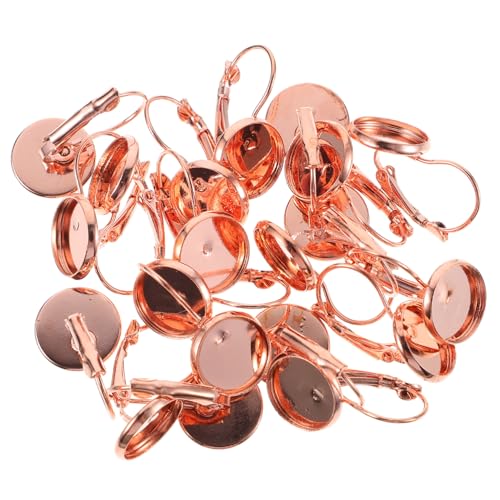 Operitacx 20 Stück Teiliges Ohrring Roségold Earring Making Tray Diy Ohrhaken Lünette Tablett Schmuckzubehör für Bastler und Schmuckherstellung Operitacx 20 Stück Teiliges Ohrring Roségold Earring Making Tray Diy Ohrhaken Lünette Tablett Schmuckzubehör für Bastler und Schmuckherstellung von Operitacx