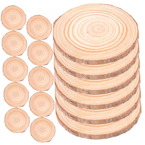 Operitacx 20 Stück Teiliges Runde Naturbelassene Holzscheiben mit Rinde Unvollendete Holzstücke für DIY Bastelprojekte Rustikale Hochzeitsdeko und Handbemalte Kreativgestaltung Operitacx 20 Stück Teiliges Runde Naturbelassene Holzscheiben mit Rinde Unvollendete Holzstücke für DIY Bastelprojekte Rustikale Hochzeitsdeko und Handbemalte Kreativgestaltung von Operitacx