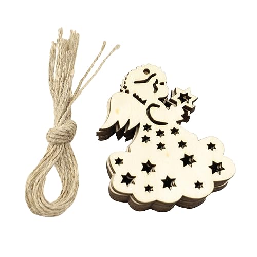 Operitacx 20 Stück Teiliges Set Holz Engel Hängeornamente Naturbelassene Weihnachtsdekoration zum Basteln DIY Holzfiguren für Christbaumschmuck Umweltfreundlich Poliert Aufhängeschnur Operitacx 20 Stück Teiliges Set Holz Engel Hängeornamente Naturbelassene Weihnachtsdekoration zum Basteln DIY Holzfiguren für Christbaumschmuck Umweltfreundlich Poliert Aufhängeschnur von Operitacx