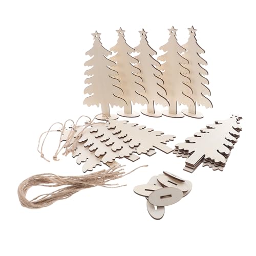 Operitacx 20 Stück Teiliges Unfertige Holz-weihnachtsbaum-dekorationen Blanko Holzscheiben mit Glatter Oberfläche zum Bemalen und Basteln Robuste Holzteile für DIY Weihnachtsbasteleien für Operitacx 20 Stück Teiliges Unfertige Holz-weihnachtsbaum-dekorationen Blanko Holzscheiben mit Glatter Oberfläche zum Bemalen und Basteln Robuste Holzteile für DIY Weihnachtsbasteleien für von Operitacx
