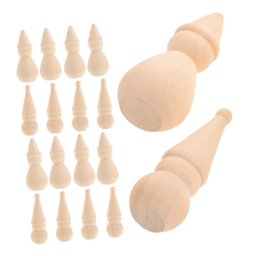 Operitacx 20 Stück Teiliges Unfertige Schneemann Figuren aus Holz Unbemalte Holz Peg Dolls für Diy Basteln Weihnachtsdeko Kreative Malspielzeuge für Familien und Schule Operitacx 20 Stück Teiliges Unfertige Schneemann Figuren aus Holz Unbemalte Holz Peg Dolls für Diy Basteln Weihnachtsdeko Kreative Malspielzeuge für Familien und Schule von Operitacx