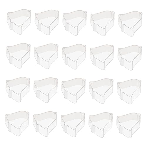 Operitacx 20 Stück Teiliges Weihnachts Kerzen Kunststoff Kerzenhalter Glockenform Wiederverwendbar Für DIY Kerzenherstellung Und Weihnachtsdekoration Wohnzimmer Schlafzimmer Büro von Operitacx
