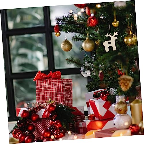 Operitacx 20 Stück Teiliges Weihnachtsdeko Holzanhänger mit Fawn Glocke DIY Bemalbare Holzscheiben für Christbaumschmuck und Bastelprojekte Robuste Holzteile für Kreative Operitacx 20 Stück Teiliges Weihnachtsdeko Holzanhänger mit Fawn Glocke DIY Bemalbare Holzscheiben für Christbaumschmuck und Bastelprojekte Robuste Holzteile für Kreative von Operitacx