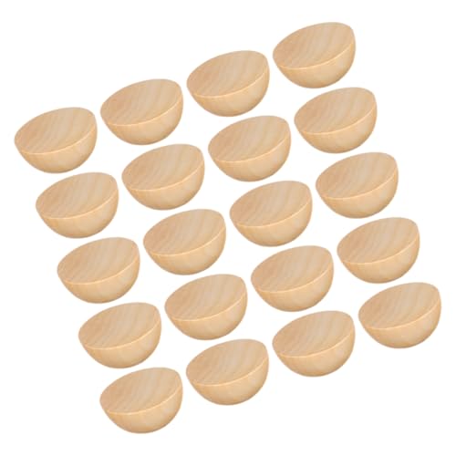 Operitacx 20 Stück Unvollendete Halbe Holzkugeln Naturholz für Diy Projekte und Bastelbedarf Mini Holzkugeln für Kreative Dekoration und Wohnraumgestaltung Operitacx 20 Stück Unvollendete Halbe Holzkugeln Naturholz für Diy Projekte und Bastelbedarf Mini Holzkugeln für Kreative Dekoration und Wohnraumgestaltung von Operitacx