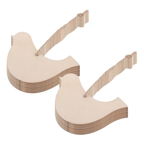 Operitacx 20 Stück leere Holzornamente Handwerksbedarf Vogelformen aus Holz Holzhandwerksmalerei Holzhandwerk Ornamente zum Malerei Holzausschnitte hölzerne Vögel Holzvogelverzierung Beige Operitacx 20 Stück leere Holzornamente Handwerksbedarf Vogelformen aus Holz Holzhandwerksmalerei Holzhandwerk Ornamente zum Malerei Holzausschnitte hölzerne Vögel Holzvogelverzierung Beige von Operitacx