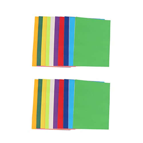 Operitacx 200 Blatt Bunte Bastelpapiere für Doppelseitiges Origami Papier Farben für DIY Projekte und Kreative Bastelaktivitäten von Operitacx