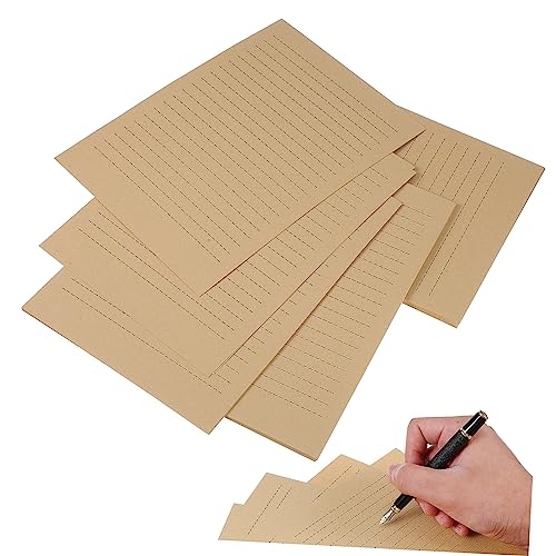 Operitacx 200 Blatt Retro-Briefpapier paketpapier packpapier vintage briefpapier wickelpapier geburtstags karte Mini Kasse für Linien Pads Gruß lose briefumschläge Schreibpapier Briefpapiere von Operitacx