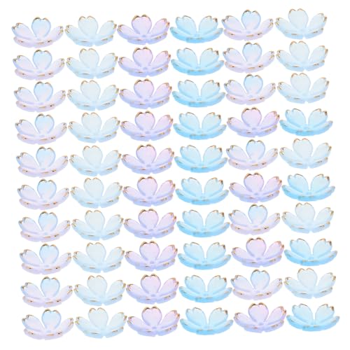 Operitacx 200 Stück Acryl Perlenkappen mit Petal Blütenform Gradient Kirschblüten Design Leichte und Langlebige Spacer für DIY Schmuckherstellung Geeignet für Haarnadeln Halsketten und Operitacx 200 Stück Acryl Perlenkappen mit Petal Blütenform Gradient Kirschblüten Design Leichte und Langlebige Spacer für DIY Schmuckherstellung Geeignet für Haarnadeln Halsketten und von Operitacx