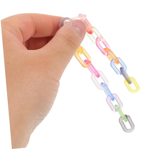 Operitacx 200 Stück Bunte Acryl Oval Verbindungsringe Quick Link Connector Clips für Geldbörse Schlüssel Anhänger DIY Schmuck Zubehör Langlebig Leicht Tragbar Operitacx 200 Stück Bunte Acryl Oval Verbindungsringe Quick Link Connector Clips für Geldbörse Schlüssel Anhänger DIY Schmuck Zubehör Langlebig Leicht Tragbar von Operitacx