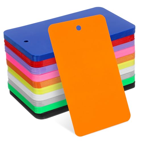 Operitacx 200 Stück Bunte Transparente PVC Hängeetiketten Vorgebohrt Vielseitig Einsetzbar als Geschenkanhänger Preisschild Dekoration für Shop Party und Festlichkeiten Operitacx 200 Stück Bunte Transparente PVC Hängeetiketten Vorgebohrt Vielseitig Einsetzbar als Geschenkanhänger Preisschild Dekoration für Shop Party und Festlichkeiten von Operitacx