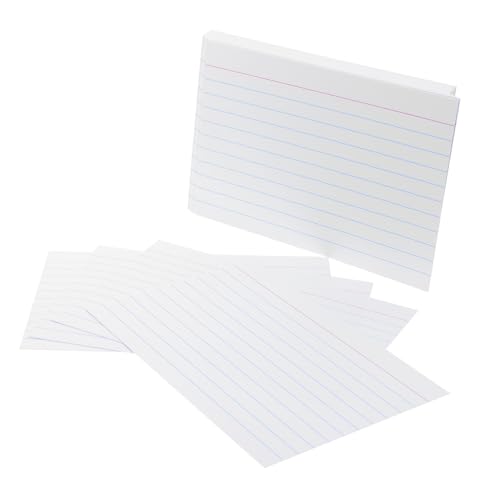 Operitacx 200 Stück Lined Index Cards Dicke Horizontal Regelmäßige Notizkarten Schweres Kartonmaterial Für Schule Büro Studium Lernen Flashcards Operitacx 200 Stück Lined Index Cards Dicke Horizontal Regelmäßige Notizkarten Schweres Kartonmaterial Für Schule Büro Studium Lernen Flashcards von Operitacx
