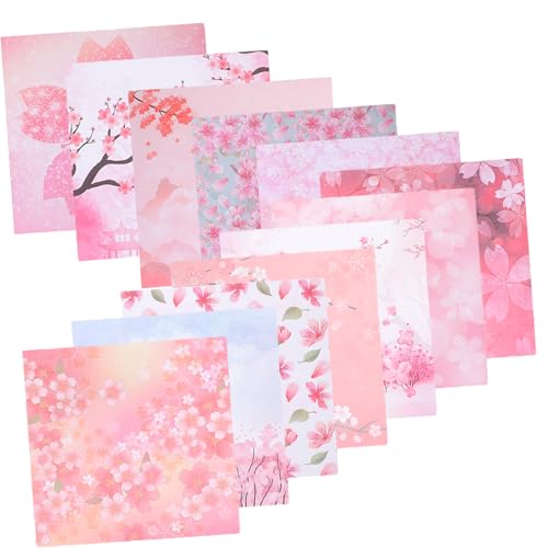 Operitacx 200 Stück Origami Papier für Diy Bastelprojekte Doppelseitiges Faltpapier für Scrapbooking Origami Sterne und Flugzeuge für Kreative Bastelideen von Operitacx