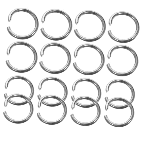 Operitacx 200 Stück Robuste Edelstahl Sprungringe Offene Biegeringe für Schmuckherstellung DIY Armbandverbinder Bastelringe für Ohrringe Halsketten Schlüsselanhänger Zubehör Operitacx 200 Stück Robuste Edelstahl Sprungringe Offene Biegeringe für Schmuckherstellung DIY Armbandverbinder Bastelringe für Ohrringe Halsketten Schlüsselanhänger Zubehör von Operitacx