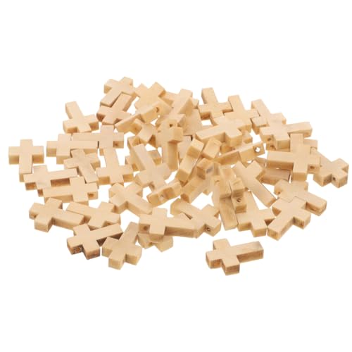 Operitacx 200 Stück Unbehandelte Holzkreuz Anhänger Natürliche Holzperlen für DIY Schmuckprojekte Leichte und Strapazierfähige Schmuckzubehör für und Armbänder Operitacx 200 Stück Unbehandelte Holzkreuz Anhänger Natürliche Holzperlen für DIY Schmuckprojekte Leichte und Strapazierfähige Schmuckzubehör für und Armbänder von Operitacx
