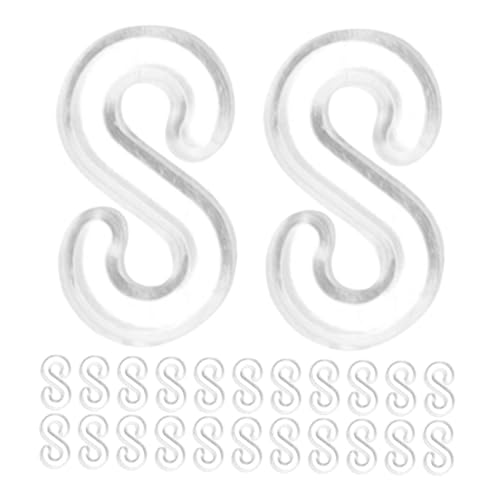Operitacx 2000 Stück Teiliges S Clips Transparent Kunststoff Armband Verschlüsse Loom Band Verbindungsstücke DIY Webstuhl Zubehör für Kreative Schmuckherstellung Operitacx 2000 Stück Teiliges S Clips Transparent Kunststoff Armband Verschlüsse Loom Band Verbindungsstücke DIY Webstuhl Zubehör für Kreative Schmuckherstellung von Operitacx