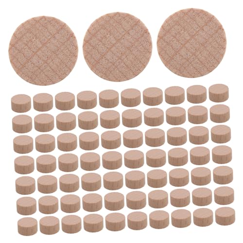Operitacx 200pcs Holzscheiben Für Mittelstücke Holzscheiben Für Tischplatten Holzplatten Für Handwerk Runde Holzspleiße Für Hochzeitstisch Home Esstisch Khaki 1 Cm von Operitacx
