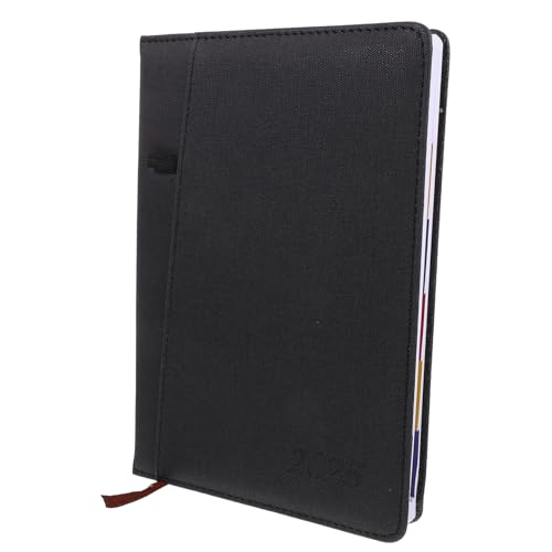 Operitacx 2025 Täglichen Notizblock Plan Buch Notizen Planer Organizer Pro Die Notebook Liste Tag Budget Routine Jahr Zu Memo Notebooks Haushalts Planer Organizer Schwarz Pu von Operitacx
