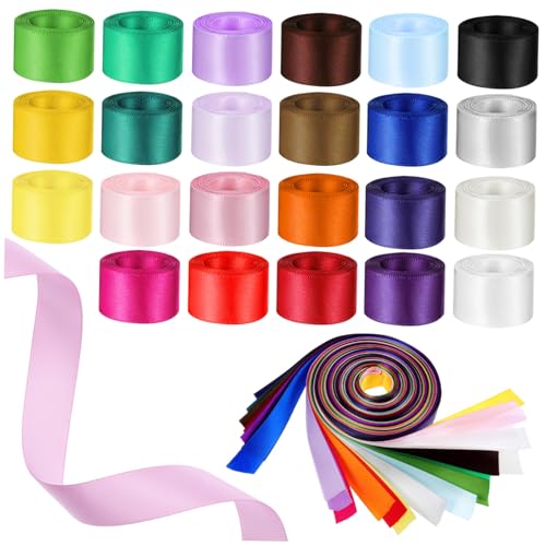 Operitacx 23 Schleife Band für Blumenstrauß Stoffband Wickelband Bänder aus textilen Materialien farbiges Band Dekorationsband Satin Dekoration Partyband doppelseitiges Satinband reinigen Operitacx 23 Schleife Band für Blumenstrauß Stoffband Wickelband Bänder aus textilen Materialien farbiges Band Dekorationsband Satin Dekoration Partyband doppelseitiges Satinband reinigen von Operitacx