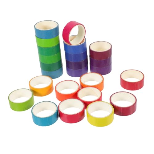Operitacx 24 Rollen Teiliges Washi Tape Breit Buntes DIY Klebeband für Scrapbooking Dekoratives Bastelband Vielseitig Zuschneidbar für Planer Geschenkverpackung und Kreative Projekte Operitacx 24 Rollen Teiliges Washi Tape Breit Buntes DIY Klebeband für Scrapbooking Dekoratives Bastelband Vielseitig Zuschneidbar für Planer Geschenkverpackung und Kreative Projekte von Operitacx