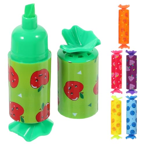 Operitacx 24 Stück Cartoon Mini Textmarker Bunte Highlighter für Notizen Schule und Büro Radierbare Marker mit Doppelter Spitze für Diy Scrapbooking und Operitacx 24 Stück Cartoon Mini Textmarker Bunte Highlighter für Notizen Schule und Büro Radierbare Marker mit Doppelter Spitze für Diy Scrapbooking und von Operitacx