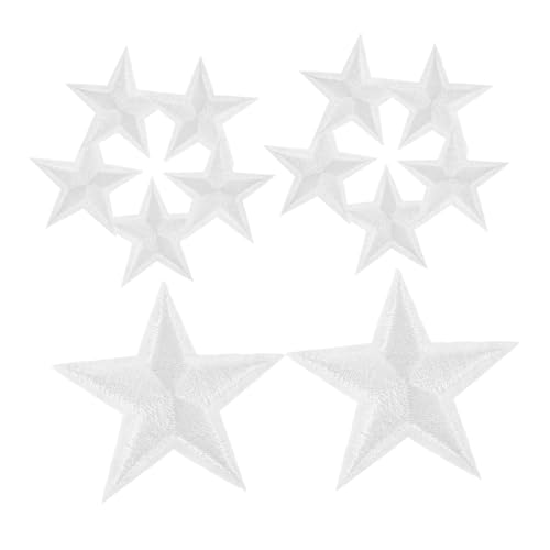 Operitacx 24 Stück Fünfzackige Stern Aufnäher Aufbügelbare Stickerei Patches für Kleidung Taschen Hüte Jeans Einfache Anwendung Vielseitige Verwendung Weiß Operitacx 24 Stück Fünfzackige Stern Aufnäher Aufbügelbare Stickerei Patches für Kleidung Taschen Hüte Jeans Einfache Anwendung Vielseitige Verwendung Weiß von Operitacx
