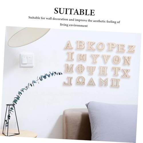 Operitacx 24 Stück Hölzernes griechisches Alphabet kleine Holzbuchstaben handwerk aus massivem holz rustikale Holzbuchstaben holz buchstabe Alphabet Beige Operitacx 24 Stück Hölzernes griechisches Alphabet kleine Holzbuchstaben handwerk aus massivem holz rustikale Holzbuchstaben holz buchstabe Alphabet Beige von Operitacx
