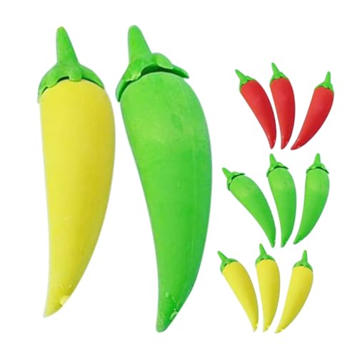 Operitacx 24 Stück Pfefferradierer Gastgeschenke für Obst Mini-Puzzle-Radiergummis lebensechter kleiner Chili künstliche Frucht Mini Paprika Kinderparty Gefälligkeiten Künstliche Früchte tpr Operitacx 24 Stück Pfefferradierer Gastgeschenke für Obst Mini-Puzzle-Radiergummis lebensechter kleiner Chili künstliche Frucht Mini Paprika Kinderparty Gefälligkeiten Künstliche Früchte tpr von Operitacx