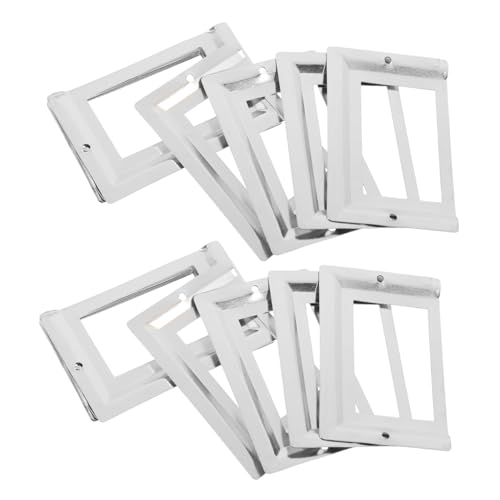 Operitacx 24 Stück TAG BUCKLE IRON GREISE Etiketten für Aufbewahrungstaschen Etikettenständer Kühlschranketiketten Regaletikett Kartenzug kleiner Schildhalter Eisen Silver Operitacx 24 Stück TAG BUCKLE IRON GREISE Etiketten für Aufbewahrungstaschen Etikettenständer Kühlschranketiketten Regaletikett Kartenzug kleiner Schildhalter Eisen Silver von Operitacx