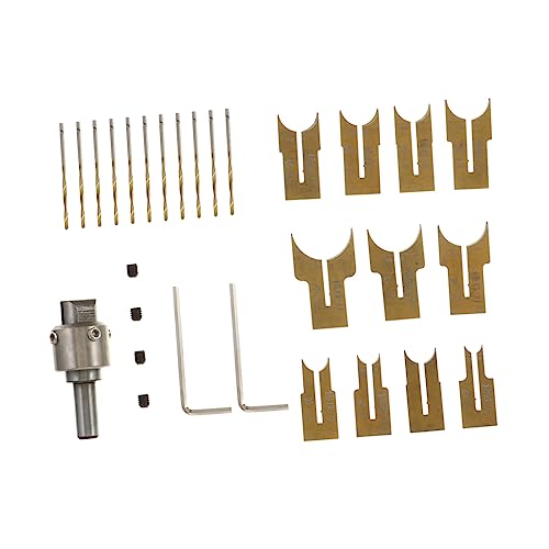 Operitacx 24 Stück Teiliges Holzring Bohrer Set für Buddha Perlen DIY Schmuck und Holzverarbeitungswerkzeug für Projekte Dimensionen und Einfache Handhabung von Operitacx